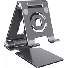 Suport tabletă cu rotație de 360° pentru iPad, suport pentru tabletă pliabil reglabil, suport pentru telefon din aluminiu compat