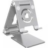 Suport tabletă cu rotație de 360° pentru iPad, suport pentru tabletă pliabil reglabil, suport pentru telefon din aluminiu compat