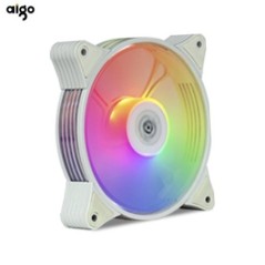 Aigo AR12 alb 120mm RGB ventilator ventilator PC gamer kit carcasa computerului ventilator răcire răcire 12cm reglare viteză 12V