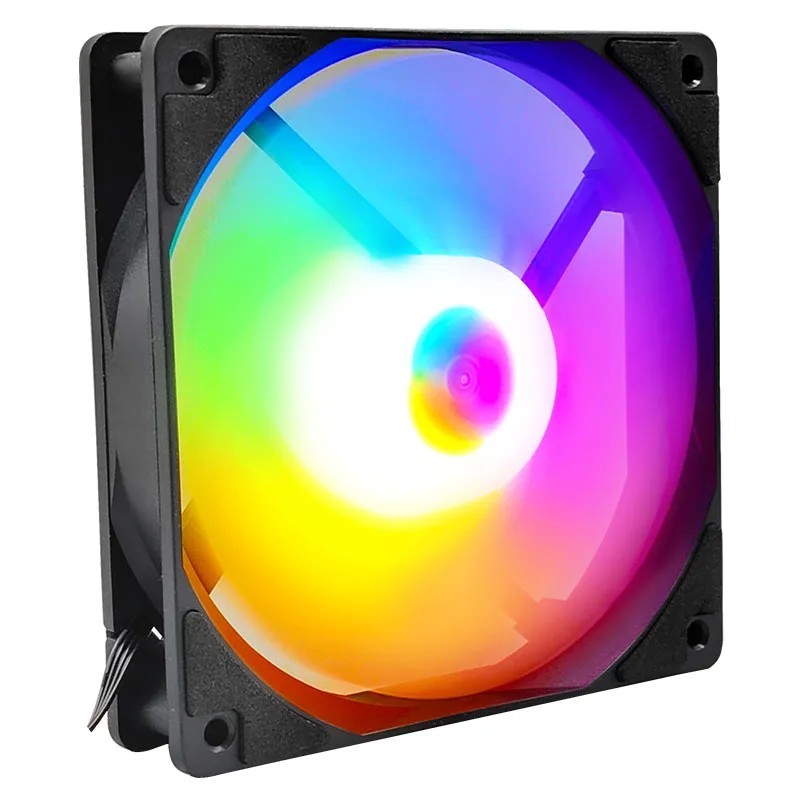 Manmu Big Promotion 120 mm Ventilator pentru carcasa PC, RGB LED, Ventilatoare de racire cu aer pentru computer, Cooler pentru j