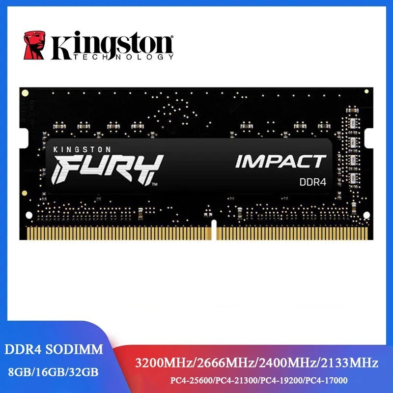 Kingston FURY Impact DDR4 RAM 32 16 8GB 3200MHz 2400 2666MHz Memorie SODIMM 260Pin SODIMM PC4-19200 21300 25600 DDR4 RAM pentru Kingston FURY Impact DDR4 RAM 32 16 8GB 3200MHz 2400 2666MHz Memorie SODIMM 260Pin SODIMM PC4-19200 21300 25600 DDR4 RAM pentru