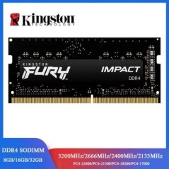 Kingston FURY Impact DDR4 RAM 32 16 8GB 3200MHz 2400 2666MHz Memorie SODIMM 260Pin SODIMM PC4-19200 21300 25600 DDR4 RAM pentru 