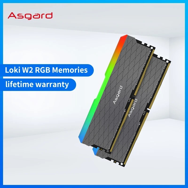 Asgard ddr4 ram 8GX2 16G 3200MHz RGB RAM Iluminare uluitoare Dual Channel DIMM Memoria Ram 1.35V DDR4 RGB RAM pentru desktop Asgard ddr4 ram 8GX2 16G 3200MHz RGB RAM Iluminare uluitoare Dual Channel DIMM Memoria Ram 1.35V DDR4 RGB RAM pentru desktop