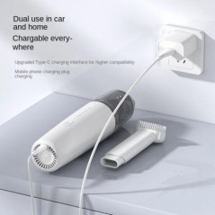 XIAOMI Colector de praf Aspirator portabil Aspirator puternic electric fără fir pentru casă inteligentă 130 ml Aspirator auto pe