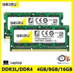 DDR3 DDR3L DDR4 8GB 4GB 16GB Laptop Ram 1066 1333 1600Mhz PC4 PC3L PC3 8500 10600 12800 DDR3 1.5V 240Pin Sodimm Notebook Memorie