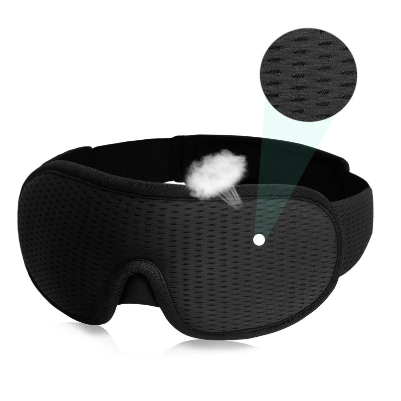 Mască de dormit 3D Block Out Mască de somn moale, căptușită, pentru ochi Slaapmasker Umbra pentru ochi Bandă pentru ochi Ajutor 