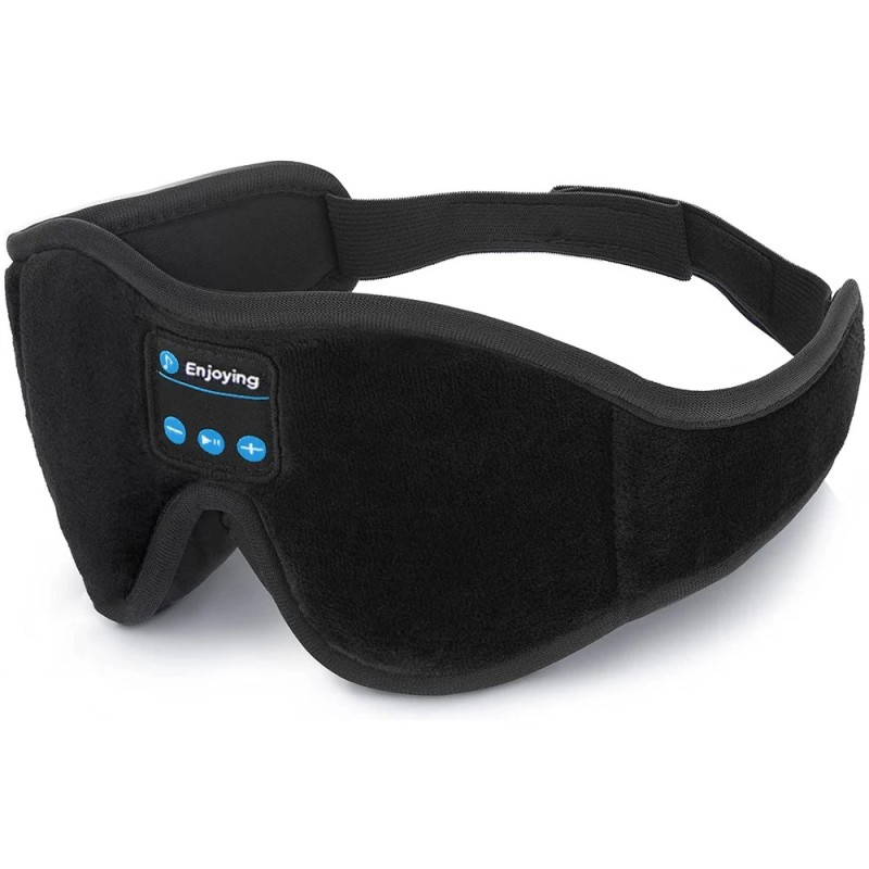 Mască pentru căști de somn Mască de ochi Bluetooth 3D Redare muzică Căști de dormit cu difuzor HD încorporat