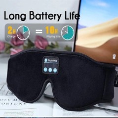 Mască pentru căști de somn Mască de ochi Bluetooth 3D Redare muzică Căști de dormit cu difuzor HD încorporat