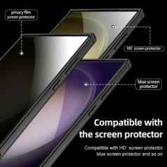 Carcasă de încărcare fără fir magnetică antișoc Airbag-uri pentru Samsung Galaxy S24 S23 Ultra FE S24 Plus S24+ S23+ Husă armură