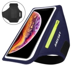 HAISSKY Banderă sport pentru alergare pentru iPhone 15 14 13 12 11 Pro Max 14 Plus Samsung S23 Ultra Husă cu fermoar pentru AirP