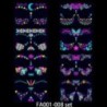 Ziua Îndrăgostiților Tatuaje fluorescente pe față Tatuaje temporare Tatuaje rezistent la apă pentru braț și umăr Music Concert B