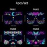 Ziua Îndrăgostiților Tatuaje fluorescente pe față Tatuaje temporare Tatuaje rezistent la apă pentru braț și umăr Music Concert B