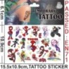 Aleatoriu 2 bucăți autocolante cu tatuaj Disney Marvel Spiderman Anime Omul Păianjen Autocolant cu tatuaj din desene animate Cad
