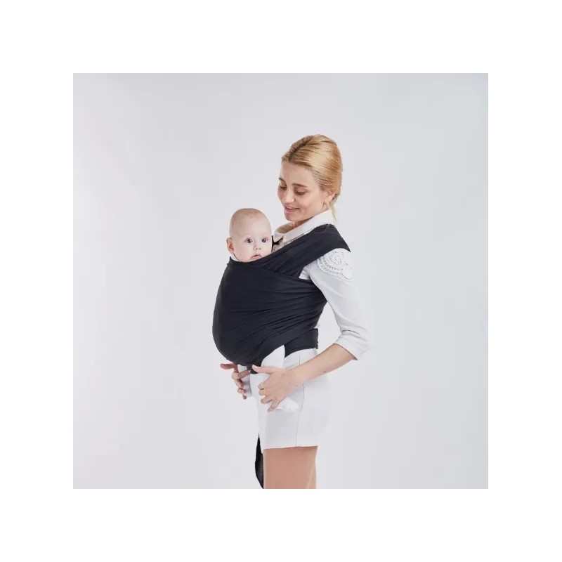 Marsupiu Wrap Sling original elastic pentru bebeluși, perfect pentru nou-născuți și copii de până la 35 lbs