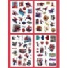 4 bucăți/set autocolante pentru tatuaje Disney Avengers, autocolant original impermeabil prințesa Sofia, accesorii pentru petrec