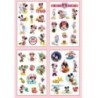 4 bucăți/set autocolante pentru tatuaje Disney Avengers, autocolant original impermeabil prințesa Sofia, accesorii pentru petrec