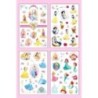 4 bucăți/set autocolante pentru tatuaje Disney Avengers, autocolant original impermeabil prințesa Sofia, accesorii pentru petrec