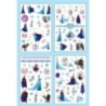 4 bucăți/set autocolante pentru tatuaje Disney Avengers, autocolant original impermeabil prințesa Sofia, accesorii pentru petrec