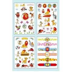 4 bucăți/set autocolante pentru tatuaje Disney Avengers, autocolant original impermeabil prințesa Sofia, accesorii pentru petrec