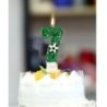 Lumânări pentru Tort Fotbal Lumânări pentru Zile de Naștere Lumânări pentru Fotbal Topper pentru Cupcake Articole pentru Decorat