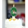 Lumânări pentru Tort Fotbal Lumânări pentru Zile de Naștere Lumânări pentru Fotbal Topper pentru Cupcake Articole pentru Decorat