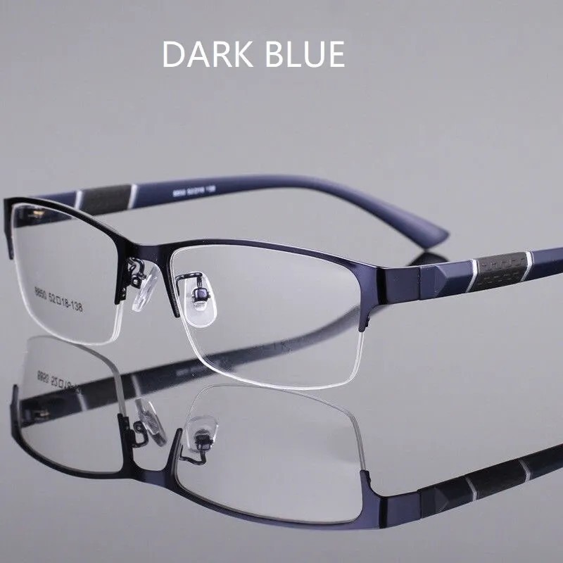 Ochelari de lectură pentru bărbați Ochelari retro pentru hipermetropie de afaceri Ochelari de lectură anti lumină albastră 0 +1,