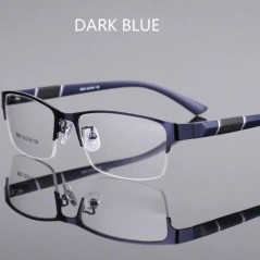 Ochelari de lectură pentru bărbați Ochelari retro pentru hipermetropie de afaceri Ochelari de lectură anti lumină albastră 0 +1,