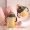 Biberon cu maner din silicon Biberon Accesorii pentru fotografie 0-36 luni 150ml 240ml Bebelusi baieti si fetite