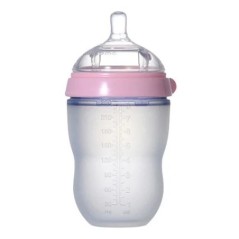 Biberon cu maner din silicon Biberon Accesorii pentru fotografie 0-36 luni 150ml 240ml Bebelusi baieti si fetite