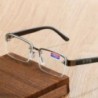 Ochelari de lectură cu jumătate de cadru de înaltă calitate pentru bărbați Ochelari de prezbiopie din piatră naturală originală 