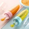 Biberon de hrănire pentru nou-născut sigur de 90 ml pentru copii mici lingură de alimentare cu strângere din silicon pentru bibe