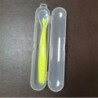 1/2 buc. Set de linguri din silicon pentru bebeluși care învață să mănânce lingură de antrenament lingură moale din silicon pent