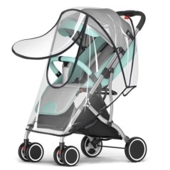 Husă universală de ploaie pentru cărucior pentru cărucior Accesorii pentru cărucior de bebeluși Protecție transparentă împotriva
