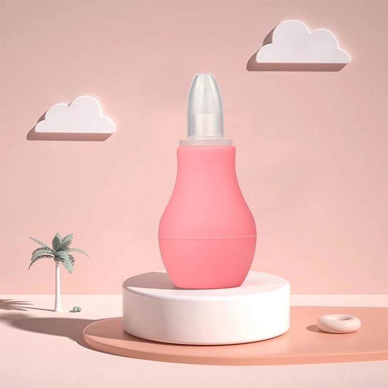 Aspirator nazal pentru bebeluși din silicon simplu pentru curățarea ventuzei