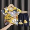 2buc/set Haine de vară Mickey Bebeluş Trening pentru copii Costum cu mâneci scurte Fete Băieţi Tricou + Pantaloni scurţi Ţinute 