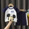 2buc/set Haine de vară Mickey Bebeluş Trening pentru copii Costum cu mâneci scurte Fete Băieţi Tricou + Pantaloni scurţi Ţinute 
