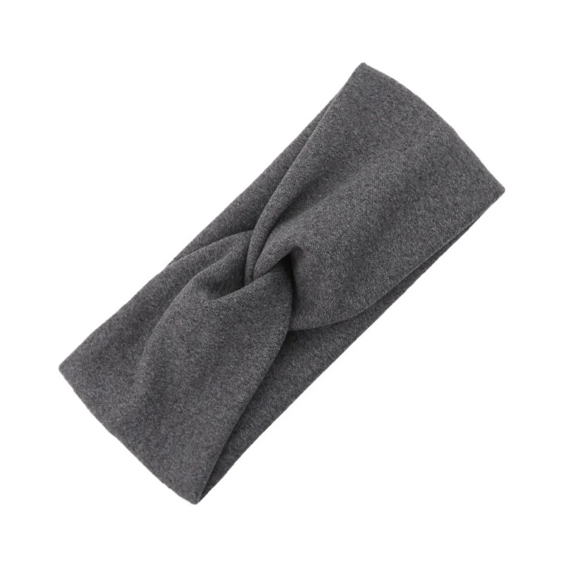 Bentite pentru bebeluși cu nervuri solide Bentite de păr înnodate, cașmir, late, accesorii pentru păr pentru copii, băieți, fete
