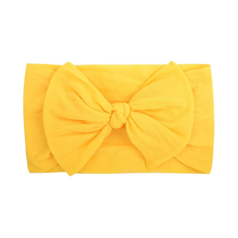 Candy Colors Bentiță pentru păr cu fundătură pentru bebeluși Bandă pentru cap pentru copii, fete, tip boutique, elastic, pentru 