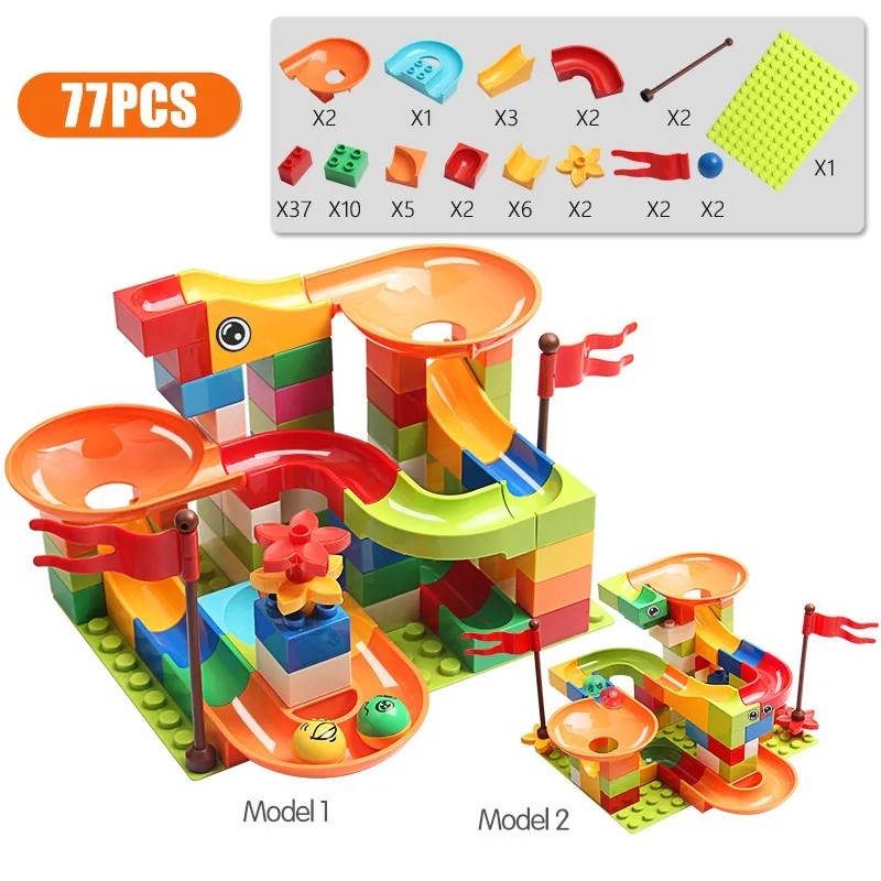 77-308 bucăți, cursă de marmură, bloc mare, blocuri de construcții compatibile cu orașe, blocuri de diapozitive, bricolaj, cărăm 77-308 bucăți, cursă de marmură, bloc mare, blocuri de construcții compatibile cu orașe, blocuri de diapozitive, bricolaj, cărăm