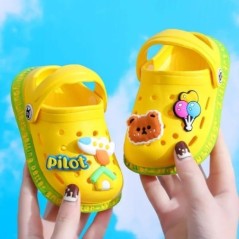 Sandale de vară pentru copii, pantofi pentru copii, papuci, moale, anti-alunecare, desene animate, design bricolaj, pantofi pent