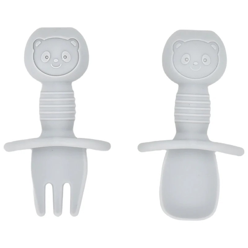 4 bucăți/set farfurie de sufragerie din silicon pentru siguranță pentru bebeluși, solid, drăguț, cu desene animate, pentru copii