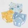 Pantaloni de antrenament pentru bebeluși, din bumbac, impermeabil, reutilizabil, în 6 straturi, pantaloni scurți pentru sugari, 