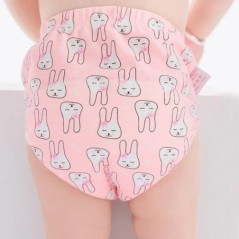Pantaloni de antrenament pentru bebeluși, din bumbac, impermeabil, reutilizabil, în 6 straturi, pantaloni scurți pentru sugari, 