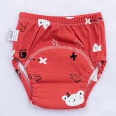 Pantaloni de antrenament pentru bebeluși, din bumbac, impermeabil, reutilizabil, în 6 straturi, pantaloni scurți pentru sugari, 