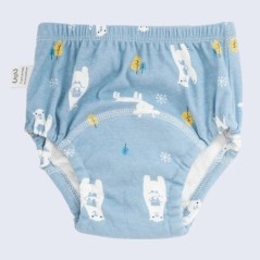 Pantaloni de antrenament pentru bebeluși, din bumbac, impermeabil, reutilizabil, în 6 straturi, pantaloni scurți pentru sugari, 