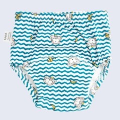 Pantaloni de antrenament pentru bebeluși, din bumbac, impermeabil, reutilizabil, în 6 straturi, pantaloni scurți pentru sugari, 