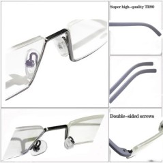 Ochelari decorativi May Flower TR90 Ochelari fără dioptrie Zero pentru bărbați Ochelari de lectură cu blocare a luminii albastre