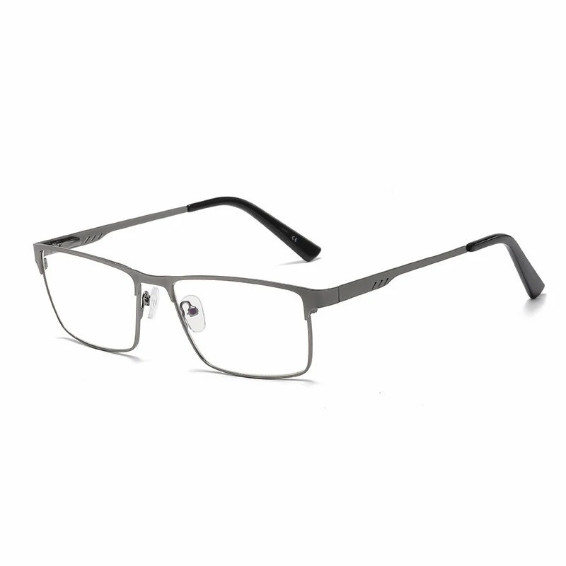 Ahora Men Square Metal Frame Mare Lectură Prezbiopie Ochelari Cititor +1.25 1.5 1.75 2.0 2.25 2.5 2.75 3.0 3.5 4 4.5 5.0 5.5 6.0