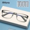 Ahora Men Square Metal Frame Mare Lectură Prezbiopie Ochelari Cititor +1.25 1.5 1.75 2.0 2.25 2.5 2.75 3.0 3.5 4 4.5 5.0 5.5 6.0