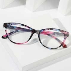 Ochelari de lectură cu flori cu imprimare elegantă de modă Protecția ochilor Ochelari de vedere prezbiopi cu lumină albastră pen